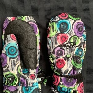 Girls ski/snow mittens
